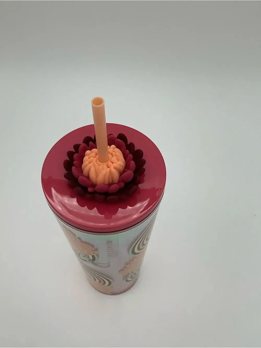Starbucks 2024 Holiday Flower Straw Cold Cup
